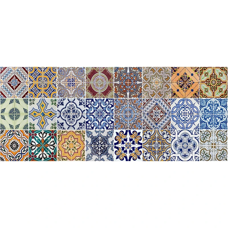 Crearreda Spring Tile Carpet Vinyl Floor Runner