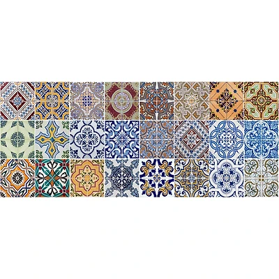 Crearreda Spring Tile Carpet Vinyl Floor Runner
