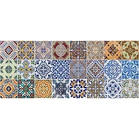 Crearreda Spring Tile Carpet Vinyl Floor Runner