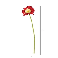 Red Gerbera Daisy Stem, 6ct.