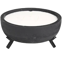 Sauvignon Blanc Scented 3-Wick Candle in Black Tripod Bowl