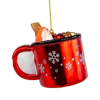 4" Mulled Wine Glass Christmas Ornament