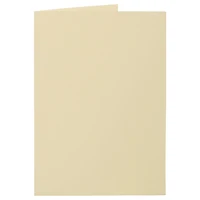 JAM Paper 4.62" x 6.25" Ivory Blank Foldover Cards