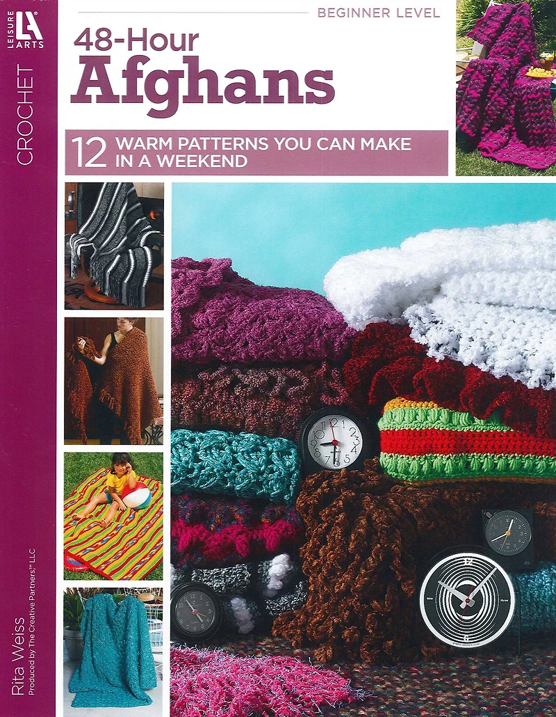 Leisure Arts® Crochet 48-Hour Afghans Book