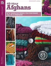Leisure Arts® Crochet 48-Hour Afghans Book