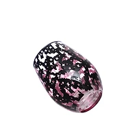 13.5oz. Pink & Black Skull Wine Glass by Ashland®