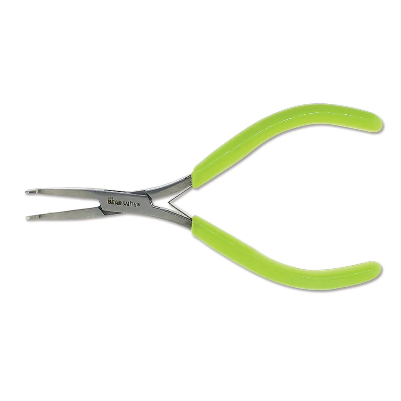 The Beadsmith® Micro-Fine™ Bent Flat Nose Pliers
