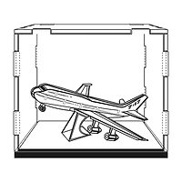 Metal Earth Acrylic Display Cube - 4 x 5 x 4 inches