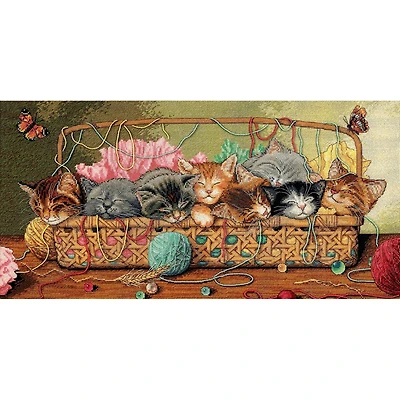 Dimensions® Gold Collection Kitty Litter Counted Cross Stitch Kit