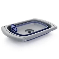 Oster Bluemarine 4qt. Over the Sink Collapsible Silicone Strainer