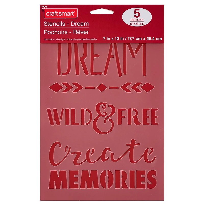 Dream Stencils by Craft Smart®, 7" x 10"