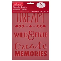 Dream Stencils by Craft Smart®, 7" x 10"