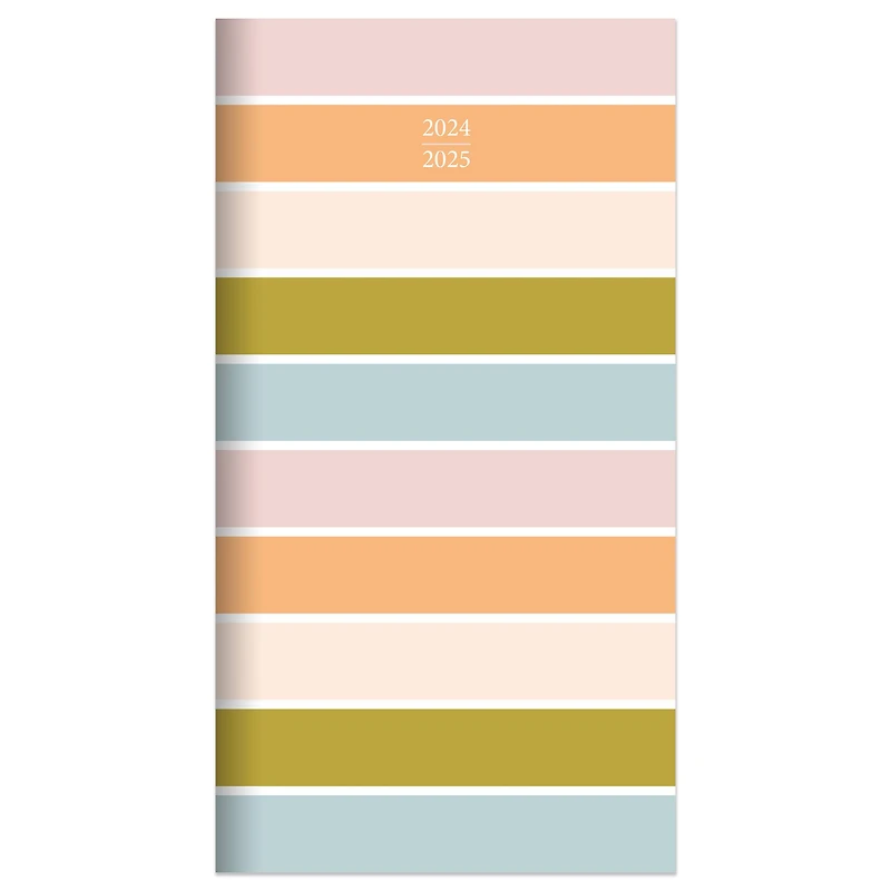 2024-2025 Preppy Pastel Monthly Pocket Planner