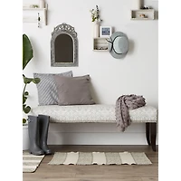 DII® Artichoke Variegated Stripe Recycled Yarn Rug Set, 2ft. x 3ft.