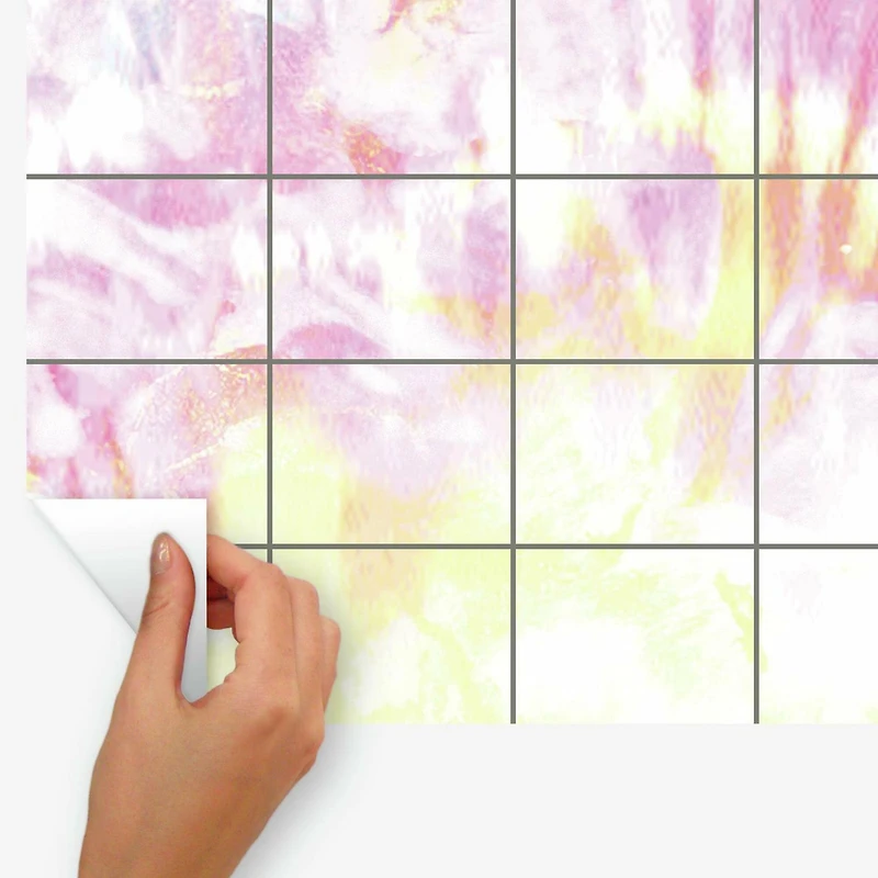 RoomMates Tie-Die Dry Erase Calendar Peel & Stick Wall Decal