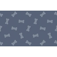 FloorPops Bones Blue Anti-Fatigue Comfort Floor Mat, 32" x 20"