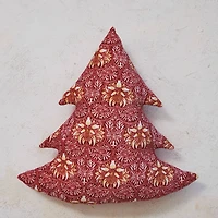 Hello Honey® 18" Red Velvet Christmas Tree Pillow