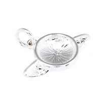 Silver Plated Planet Charm by Bead Landing™