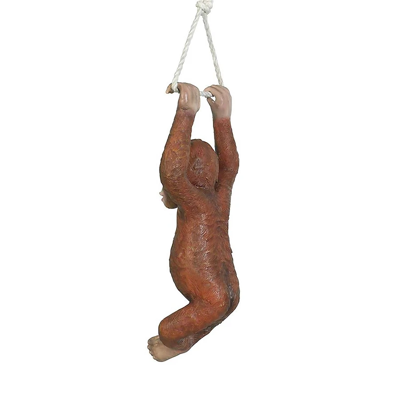 Design Toscano 29" Pongo the Hanging Baby Orangutan Statue