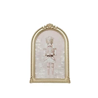 11.75" Pink Soldier with Gold Pearl Frame Wall Décor by Ashland®