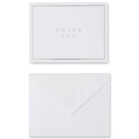 Silver Thank You Cards & Envelopes by Recollections™, 4.25" x 5.5"