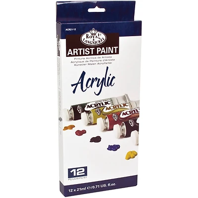 Royal & Langnickel® 12 Color Acrylic Paint Set