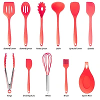 MegaChef Silicone Cooking Utensils Set