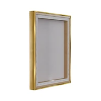 Stupell Industries Stocking Up on Christmas Floating Frame Wall Art