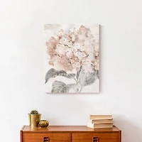 Closeup Hydrangea 16" x 20" Canvas Wall Art