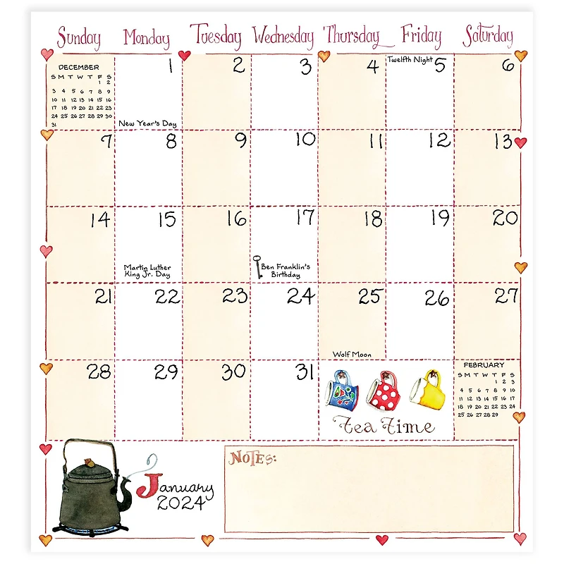 2024-2025 Susan Branch Monthly Pocket Planner