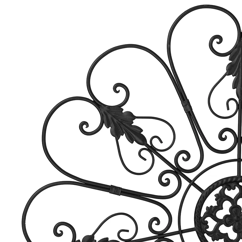Glitzhome® 23.75" Traditional Iron Scroll Wall Décor