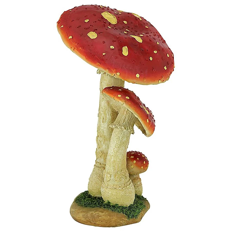 Design Toscano 13" Mystic Forest Red Mushroom Statue