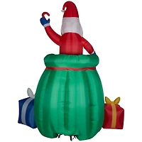 10ft. Airblown® Inflatable Giant Animated Santa in a Gift Sack
