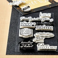 Black & White Sentimental Family Stickers by Recollections™