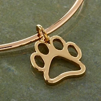 Charmalong™ 14K Gold Plated Paw Charm by Bead Landing™