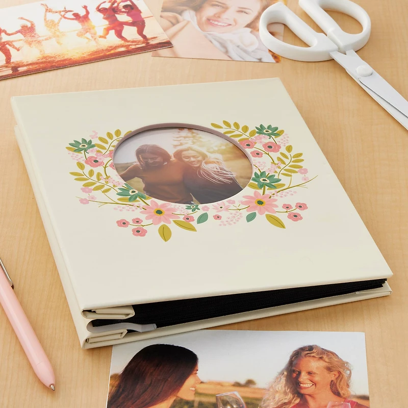 Pink & Green Flower 2-Up Photo Album by Recollections™
