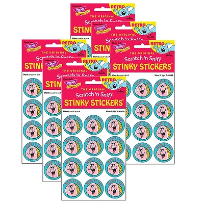 TREND Enterprises® Ham It Up! Ham Scented Stickers, 6 Packs of 24
