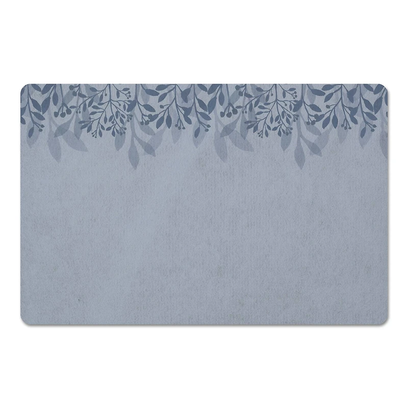 Floral Banner Floor Mat