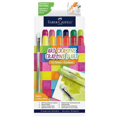 Faber-Castell® Watercolor & Mixed Media Art Crayon Set