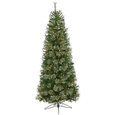 6.5ft. Pre-Lit Cashmere Artificial Christmas Tree, Warm White Lights
