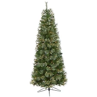 6.5ft. Pre-Lit Cashmere Artificial Christmas Tree, Warm White Lights