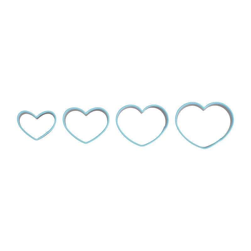 Hearts Stainless Steel Nested Cookie Cutter Set by Celebrate It®