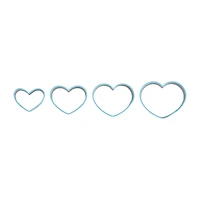 Hearts Stainless Steel Nested Cookie Cutter Set by Celebrate It®