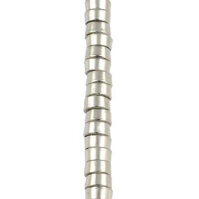 Rhodium Metal Disc Beads by Bead Landing
