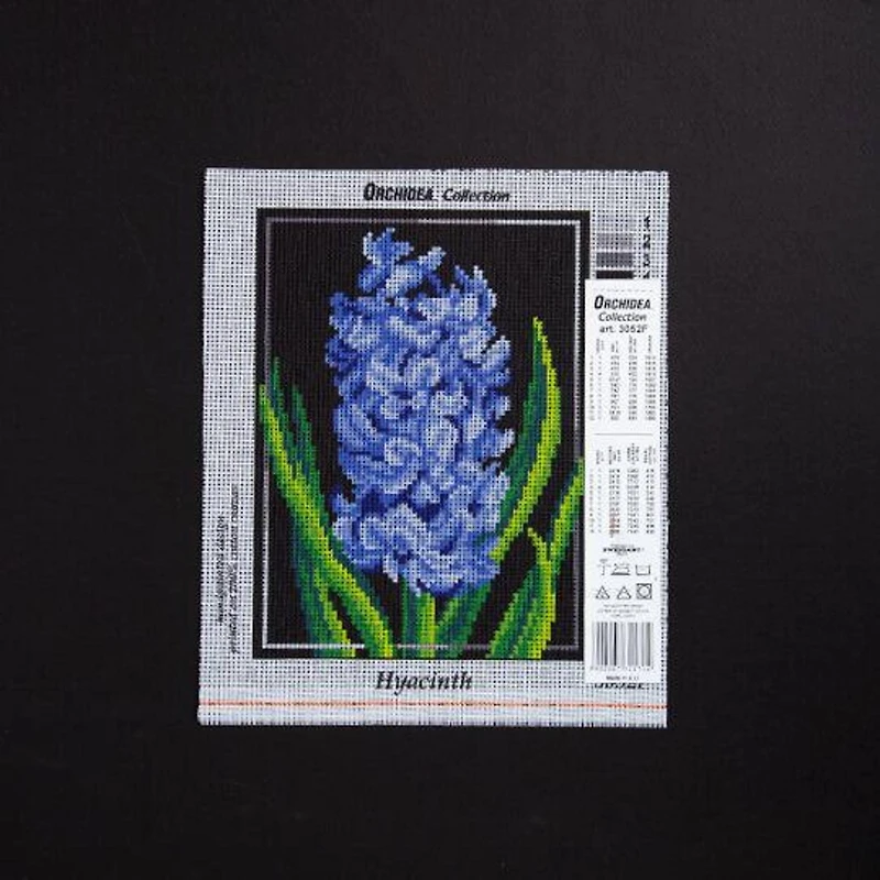 Orchidea Needlepoint Canvas For Halfstitch Without Yarn Hyacinth - Printed Tapestry Canvas