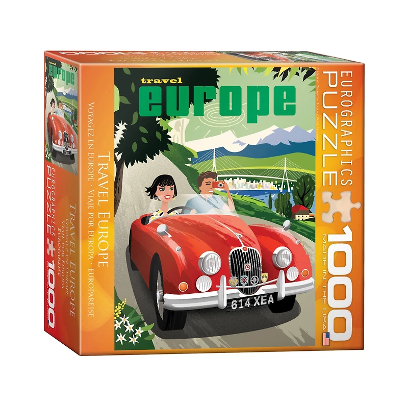 Travel Europe: 1000 Pcs