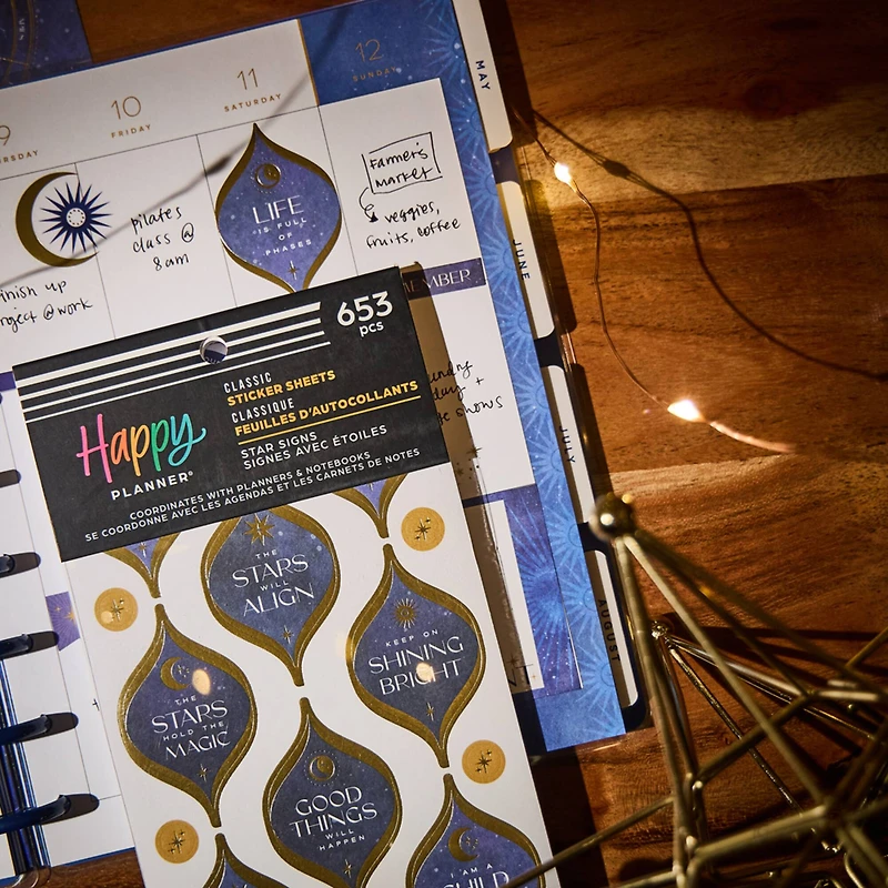 The Classic Happy Planner® Star Signs Sticker Book