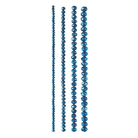 12 Packs: 4 ct. (48 total) Sapphire Aurora Borealis Faceted Glass Round Beads by Bead Landing™