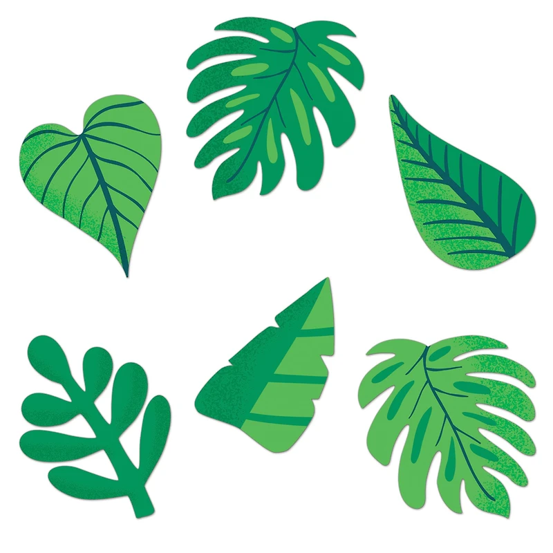 Carson Dellosa Education® One World Tropical Leaves Cut-Outs, 3 Packs of 36