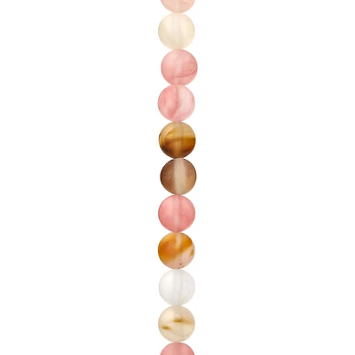 Matte Cherry Quartz Round Beads, 8mm by Bead Landing™